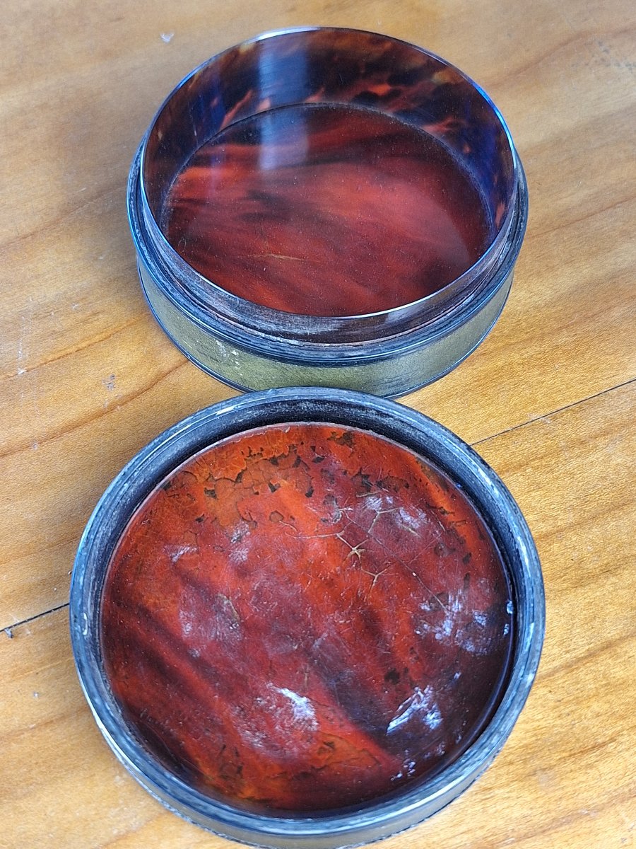 Round Lacquer Box By Martin With A Romantic Design – 18th Century-photo-4