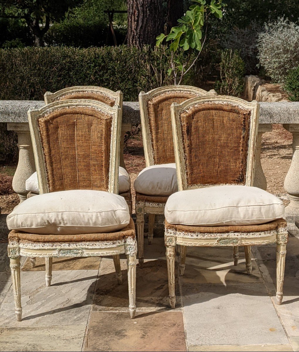 Series Of 4 Louis XVI Chairs