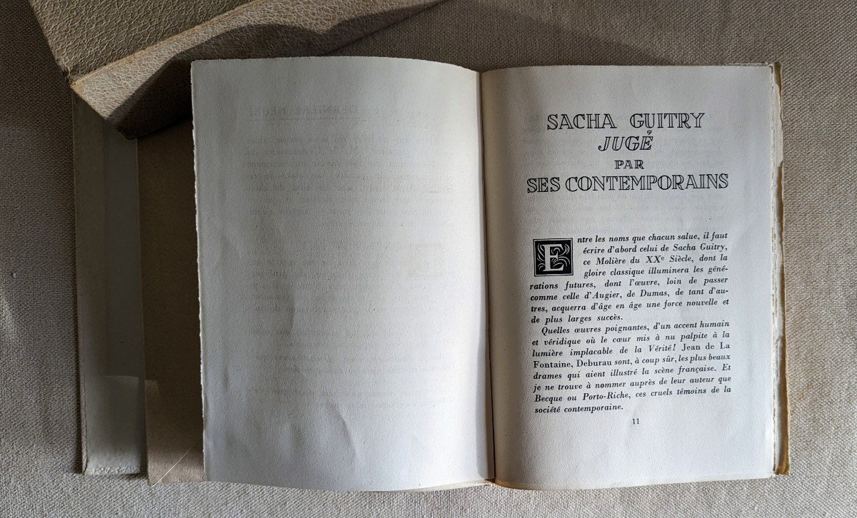 Sacha Guitry. Quatre Ans d'occupations. Dédicace -photo-1