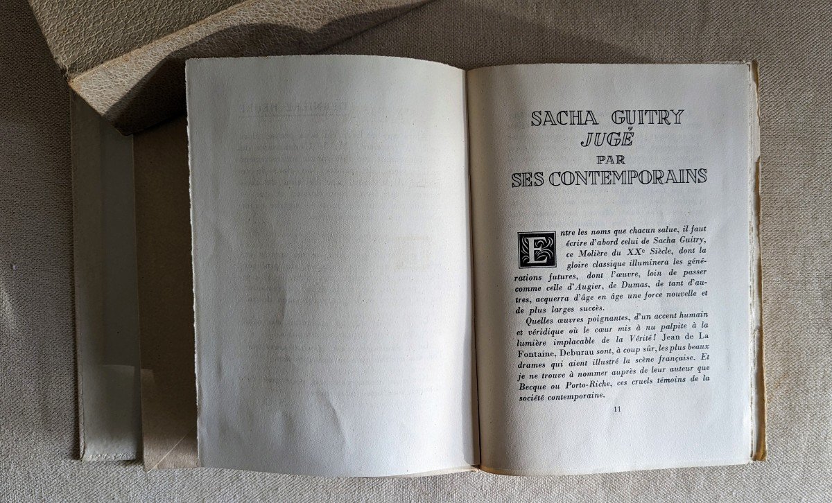 Sasha Guitry. Four Years Of Occupation. Dedication-photo-1