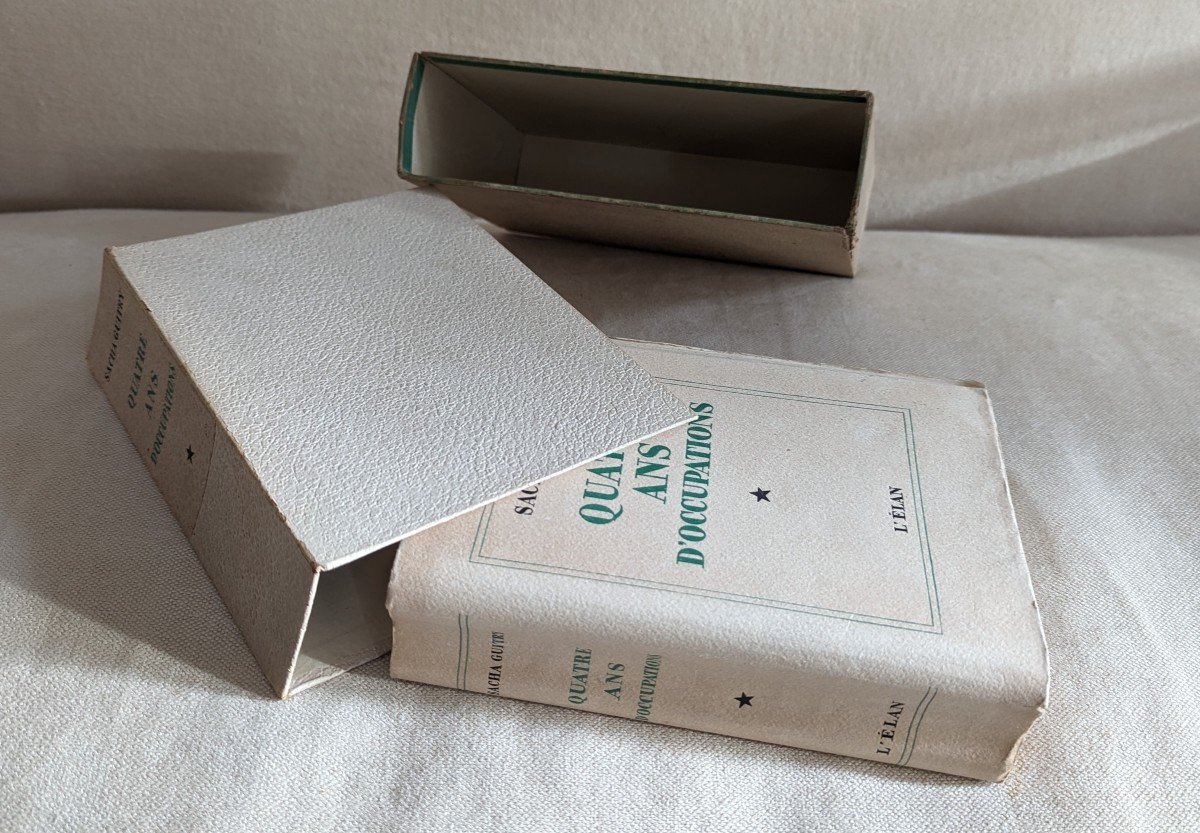 Sacha Guitry. Quatre Ans d'occupations. Dédicace -photo-6