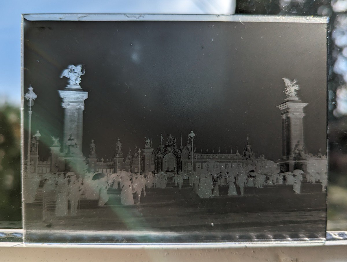 100 Negatives On Glass Plates. Universal Exhibition Paris 1900-photo-4