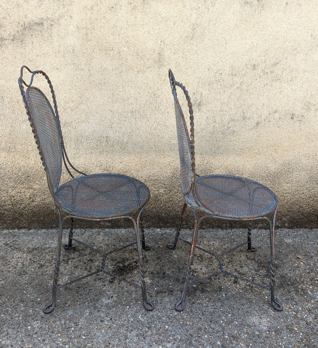 2 chaises de jardin en fer-photo-4