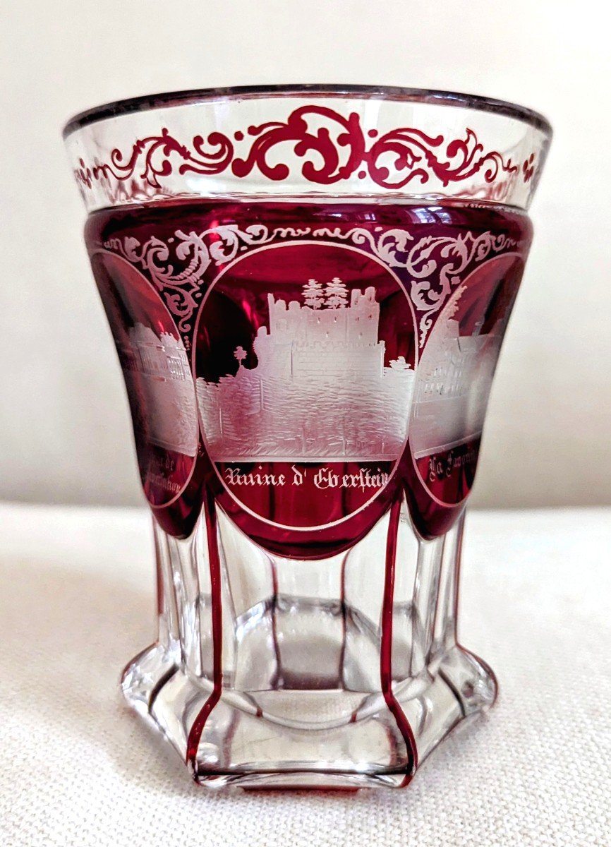 Bohemian Cut Crystal Glass. Baden
