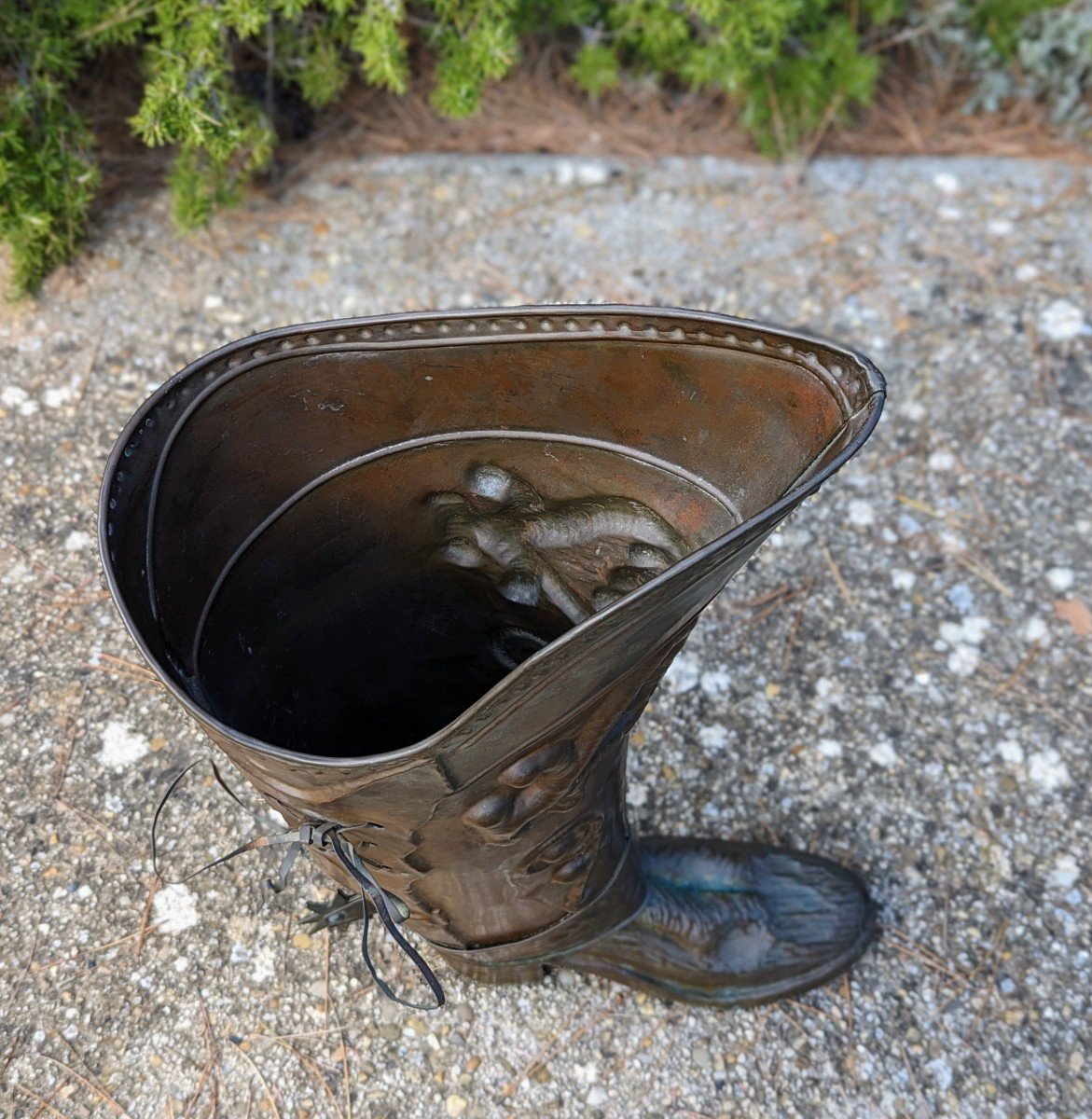 Boot Umbrella Stand/cane Holder-photo-2