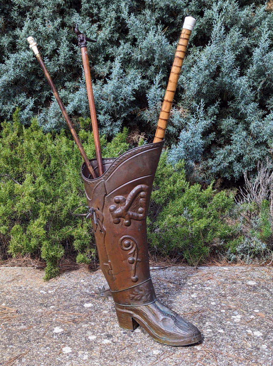 Boot Umbrella Stand/cane Holder