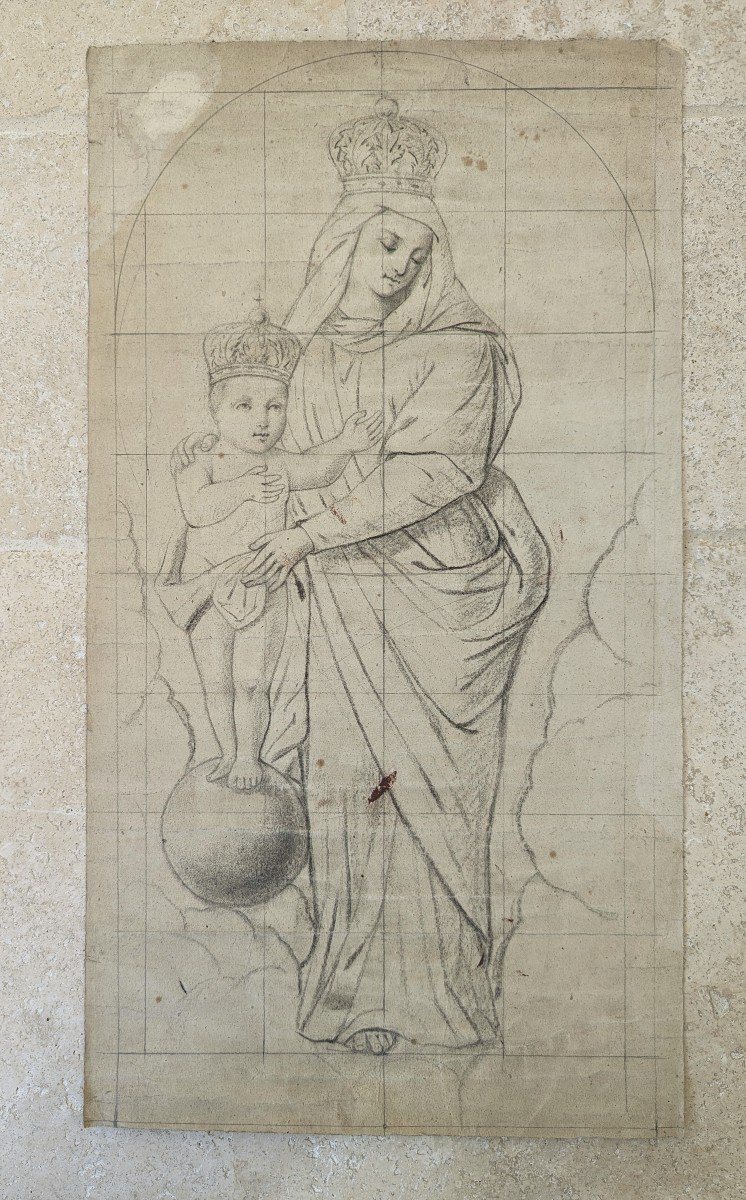 Dessin Notre-dame des Victoires -photo-3