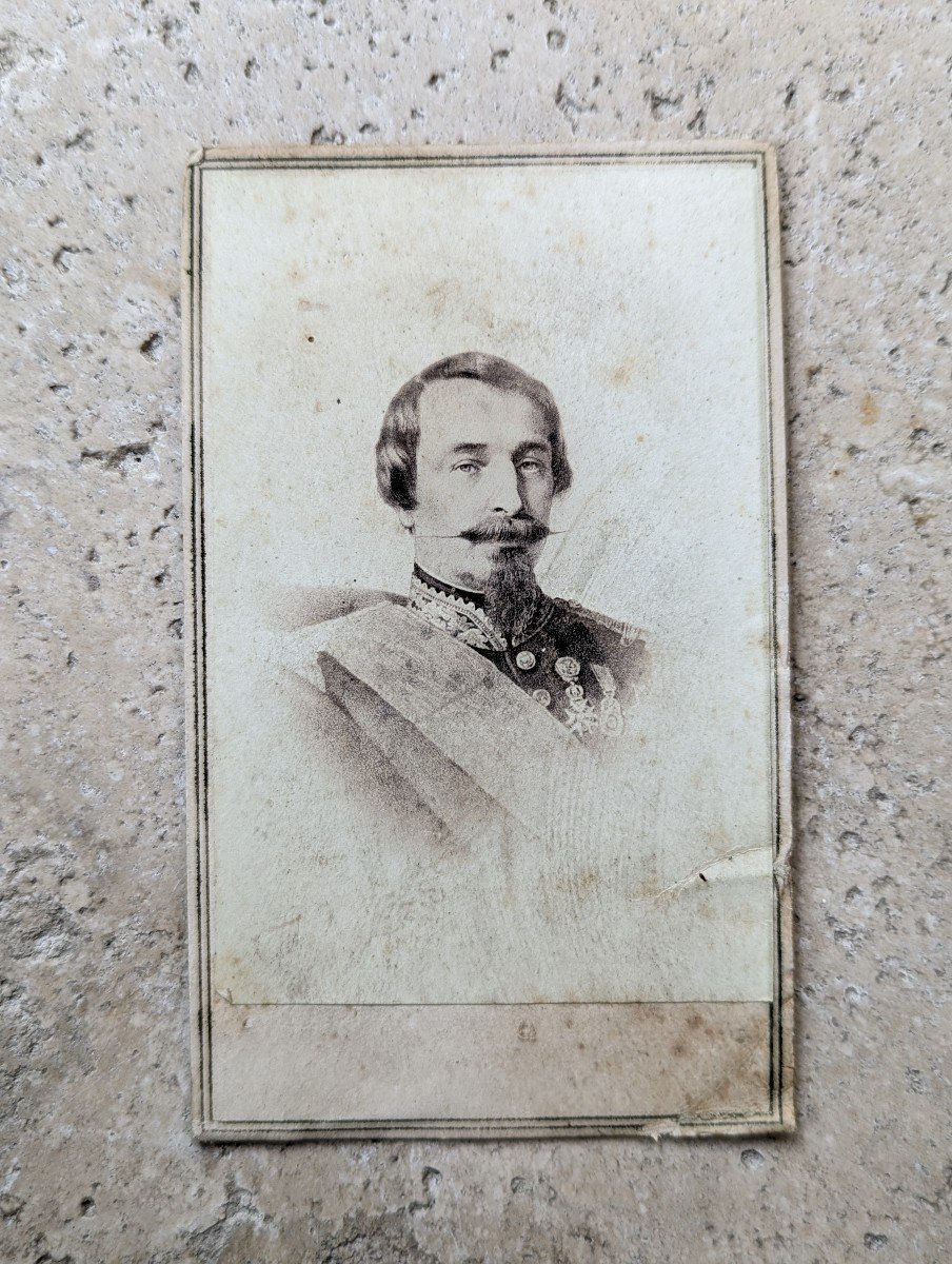 Napoleon III, Albumen Print Cdv Circa 1860-photo-2