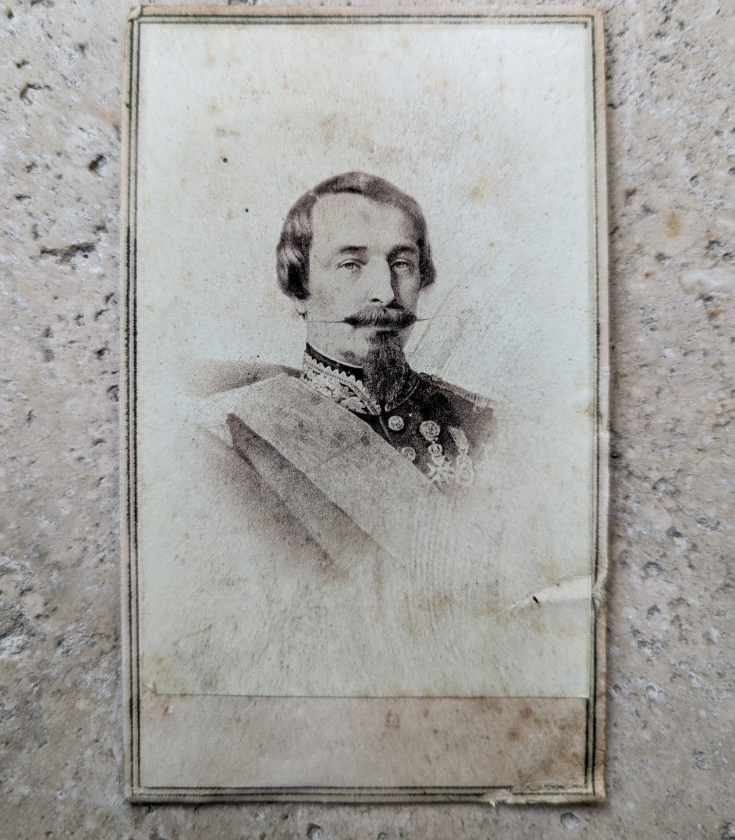 Napoleon III, Albumen Print Cdv Circa 1860-photo-1