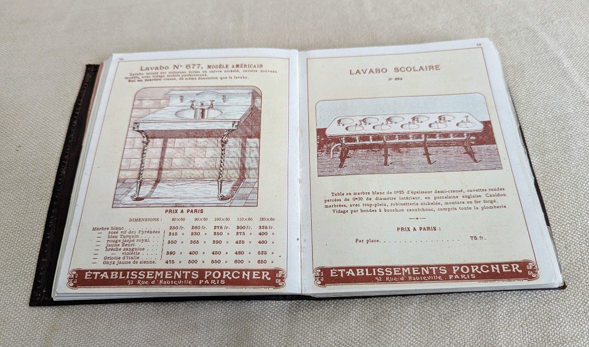 établissements Porcher. Catalogue Illustré 1899-photo-3