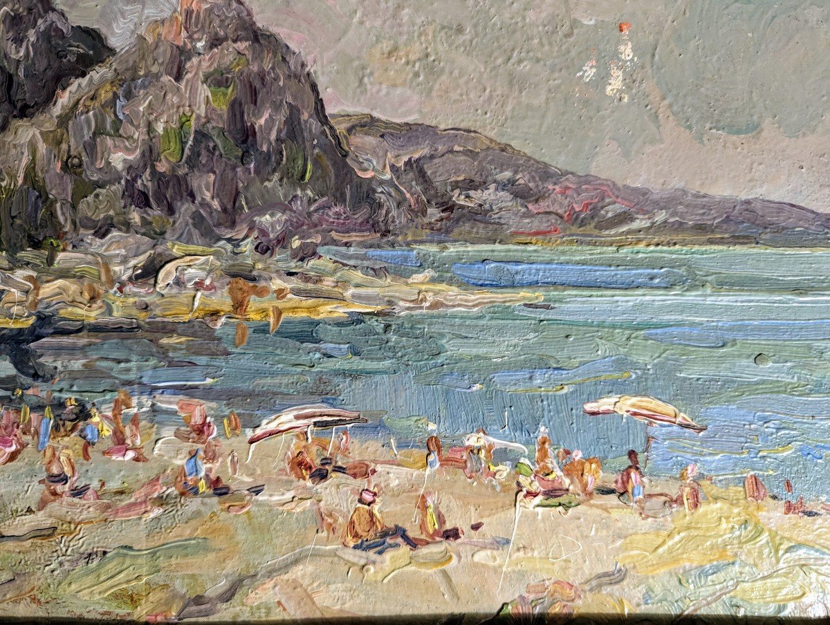 Russian School. Lively Beach