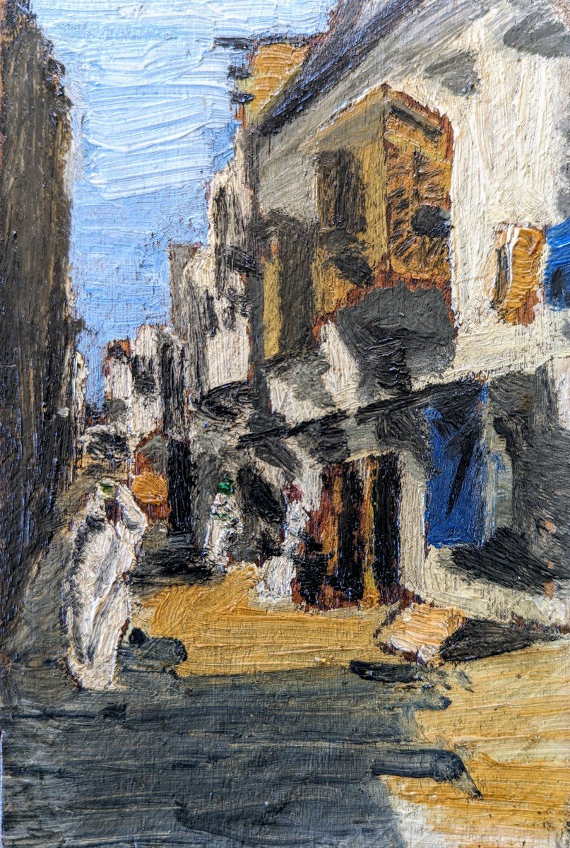 Double-sided Painting: Still Life & Orientalist -photo-1