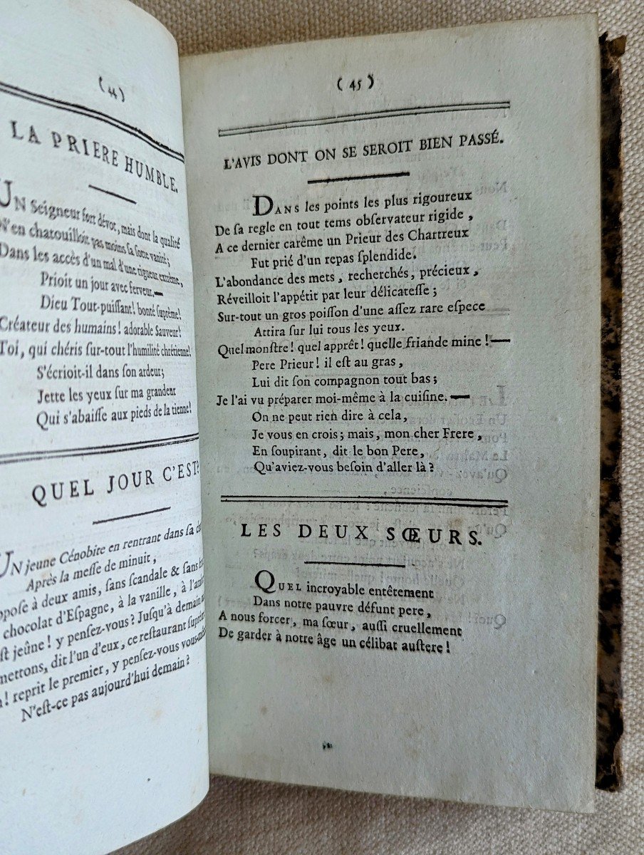 "Amusemens d'un Septuagénaire "1786 Pierre de Bologne-photo-2