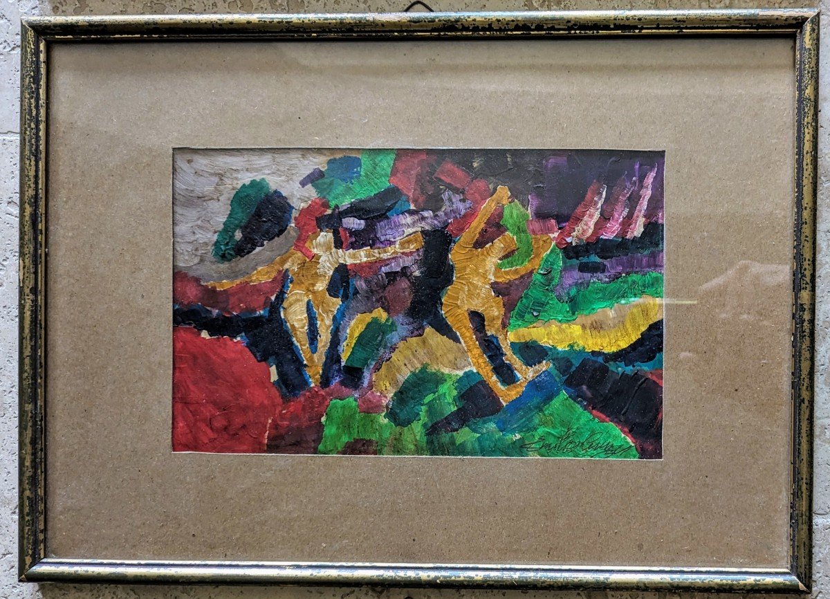 “flying Characters” Contemporary Painting 