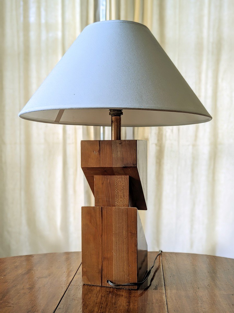 Lampe de bureau de forme géométrique Années 50-photo-7