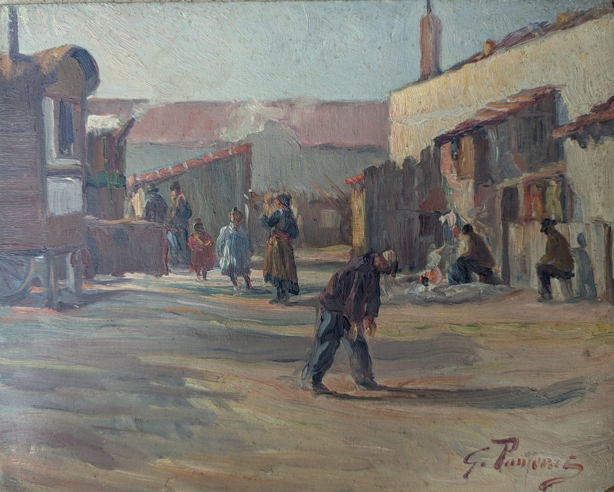 Scène de Village. Georges Pomerat -photo-5