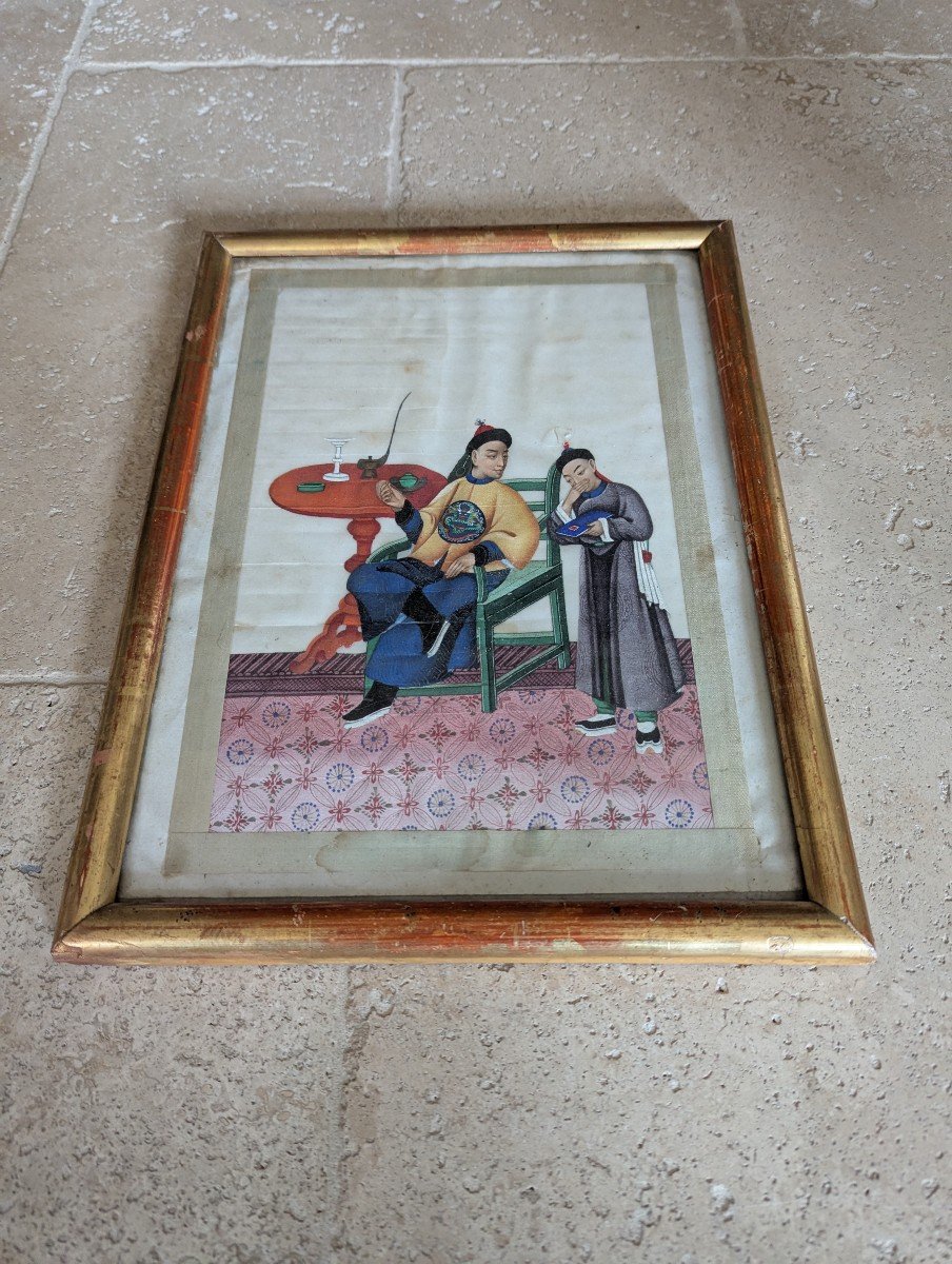 Chinese Painting Late 19th Century -photo-1