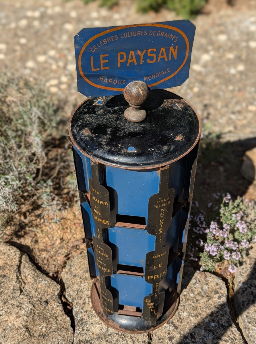 Présentoir tourniquet Le Paysan pour sachets de graines -photo-2