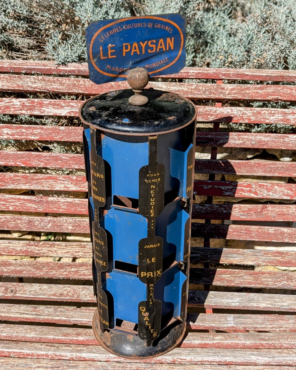 Présentoir tourniquet Le Paysan pour sachets de graines -photo-3