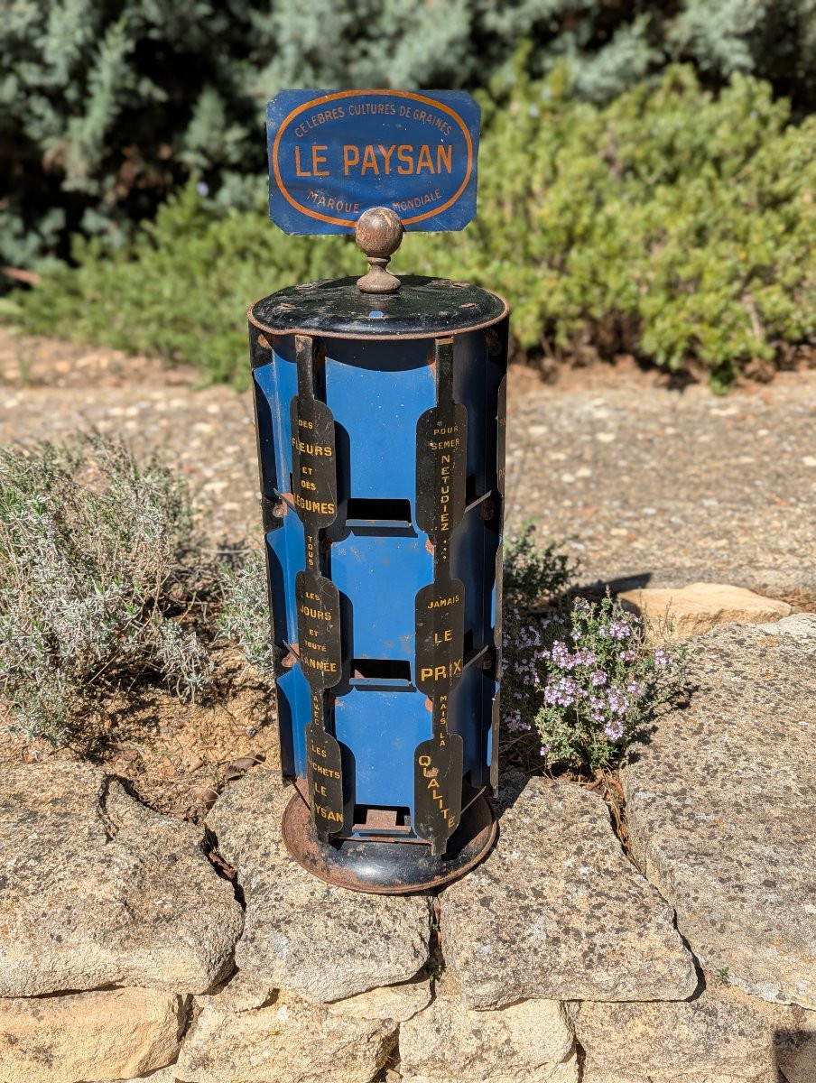 Présentoir tourniquet Le Paysan pour sachets de graines -photo-2