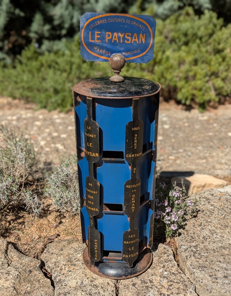 Présentoir tourniquet Le Paysan pour sachets de graines -photo-4