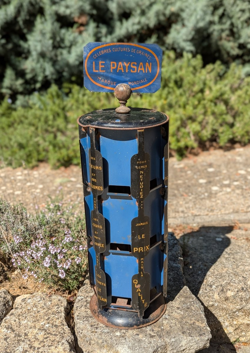 Présentoir tourniquet Le Paysan pour sachets de graines -photo-6