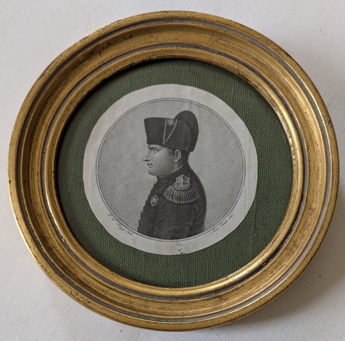 Portrait Of Napoleon Bonaparte Aquatint - Physionotrace-photo-2