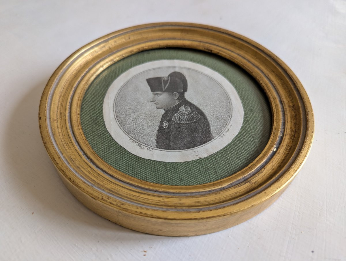 Portrait Of Napoleon Bonaparte Aquatint - Physionotrace-photo-4