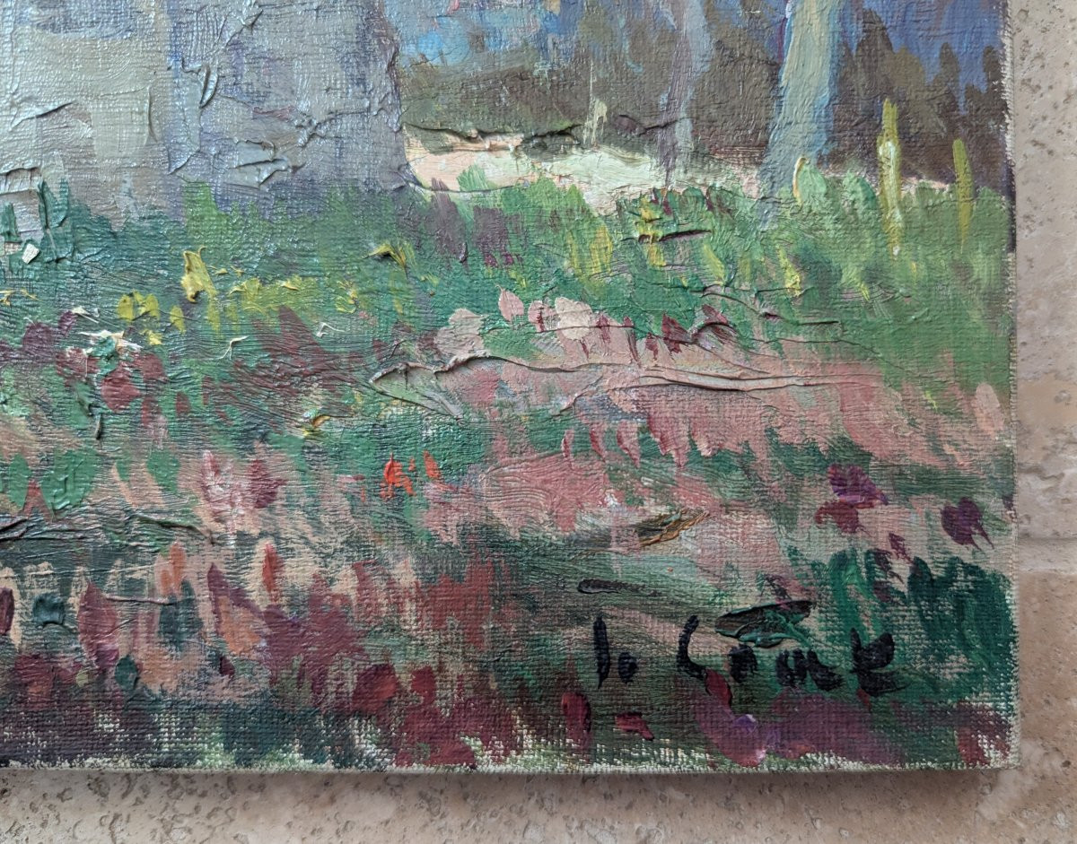 Church In Brittany, Painting By Jo. Coat-photo-3