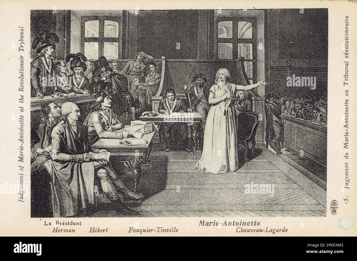 Judgment Of Marie Antoinette. Engraving After Bouillon -photo-7