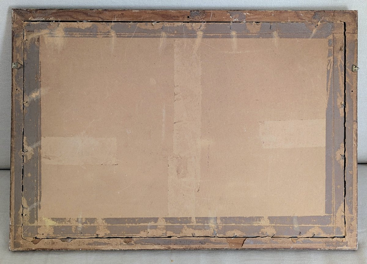 Élégantes par Madeleine Lemaire Lithographie encadrée -photo-3