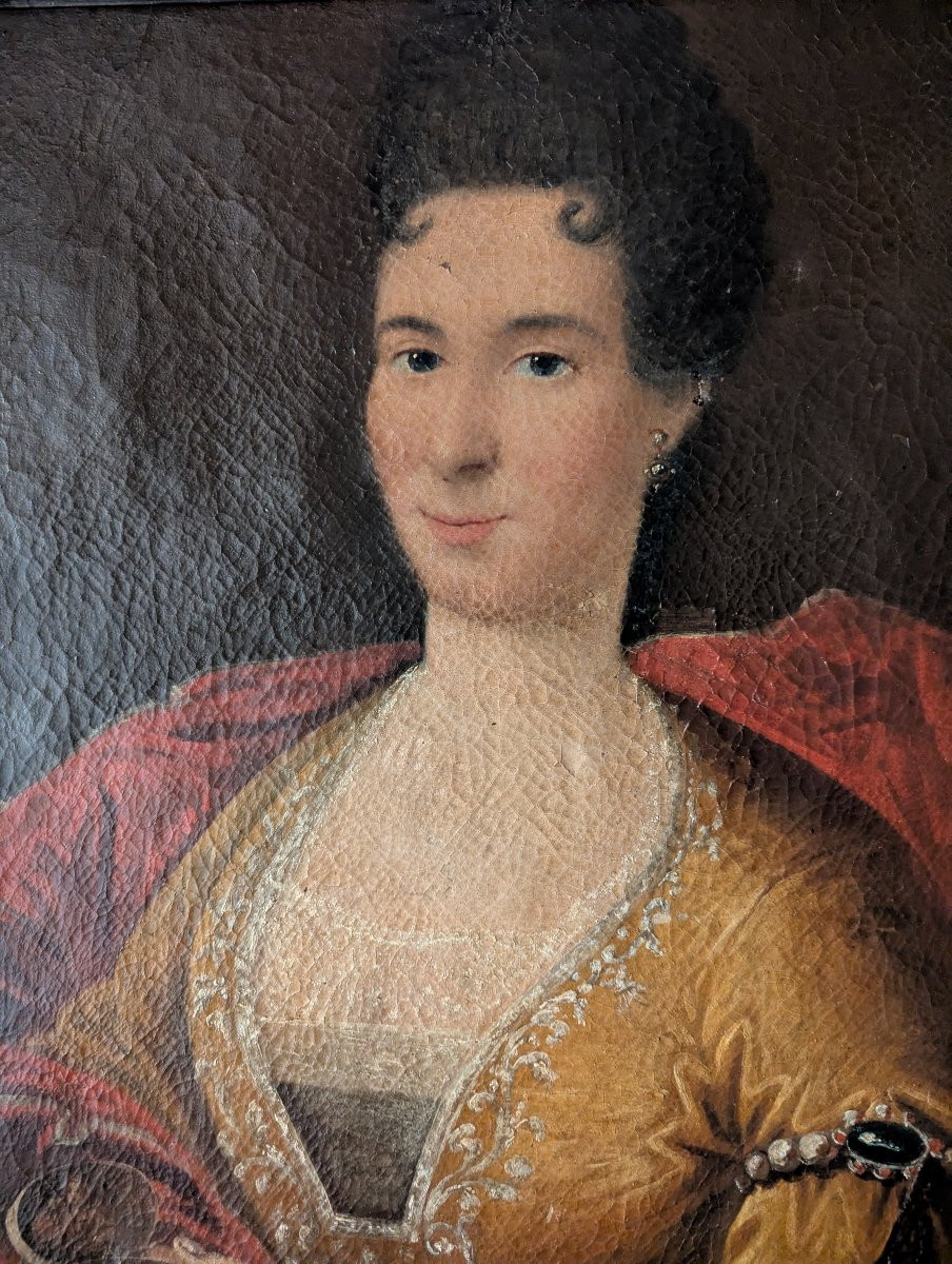 Portrait de femme XVIIIème siècle -photo-3