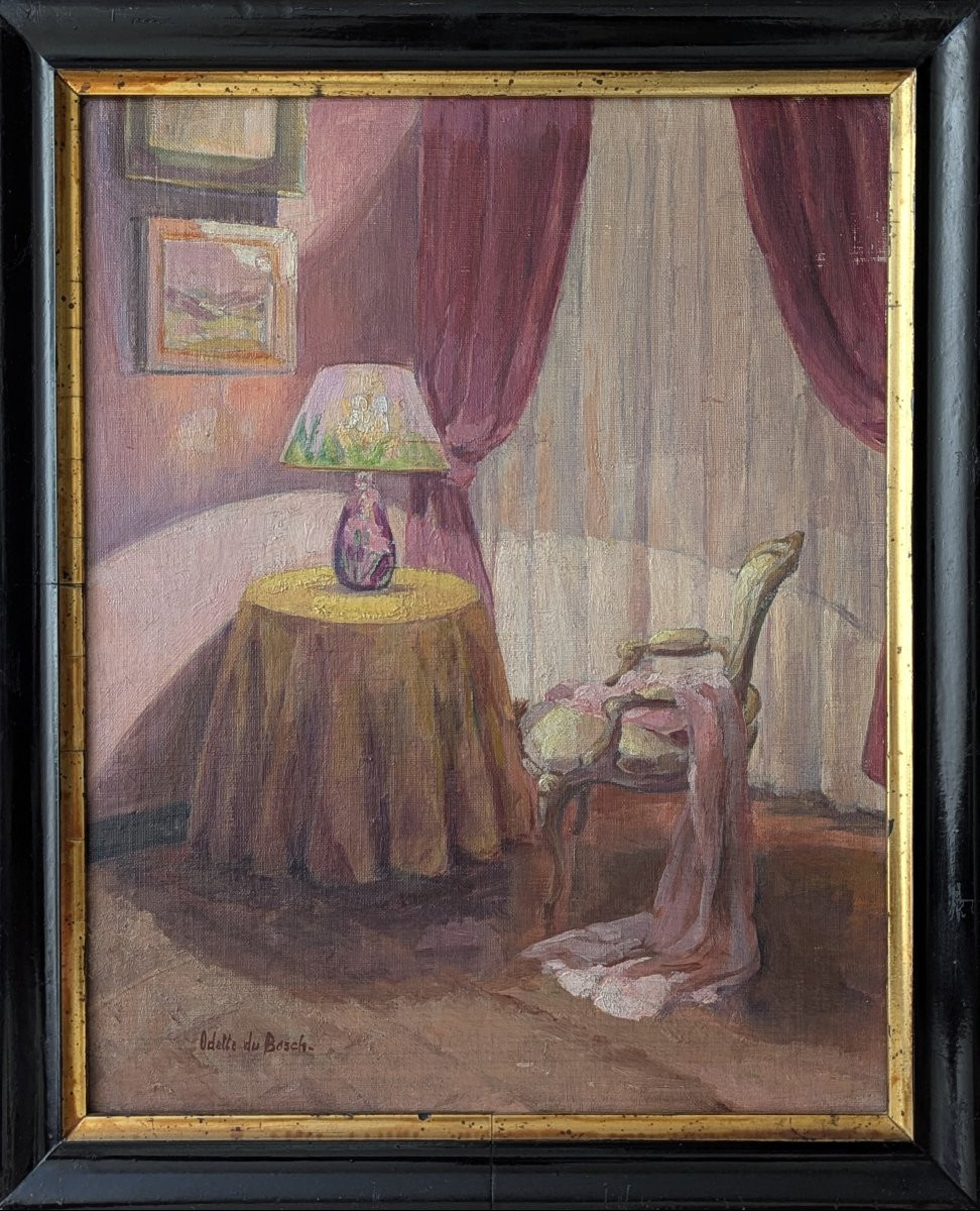 Intérieur par Odette du Bosch. Alger 1958-photo-4