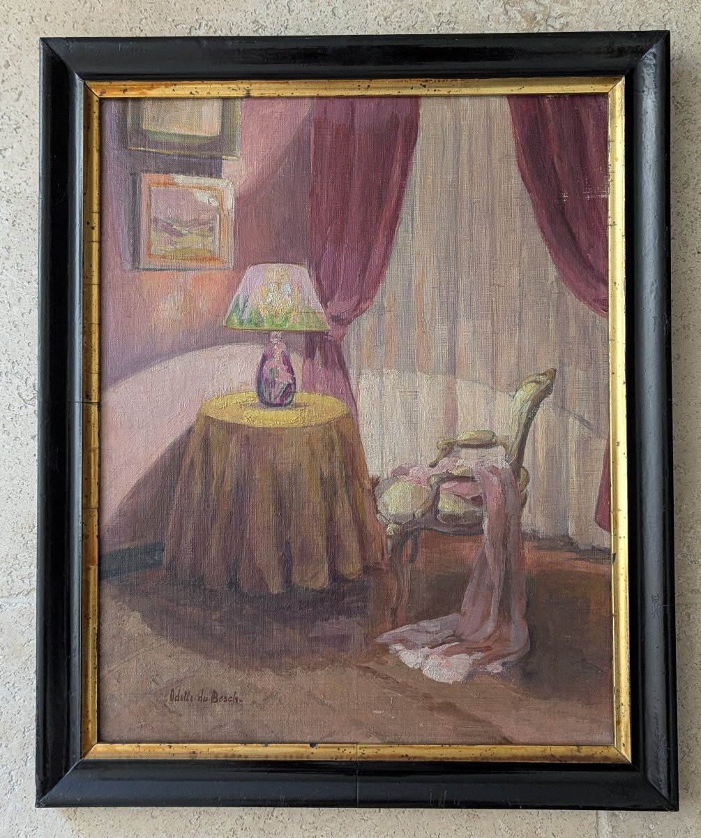 Intérieur par Odette du Bosch. Alger 1958-photo-1