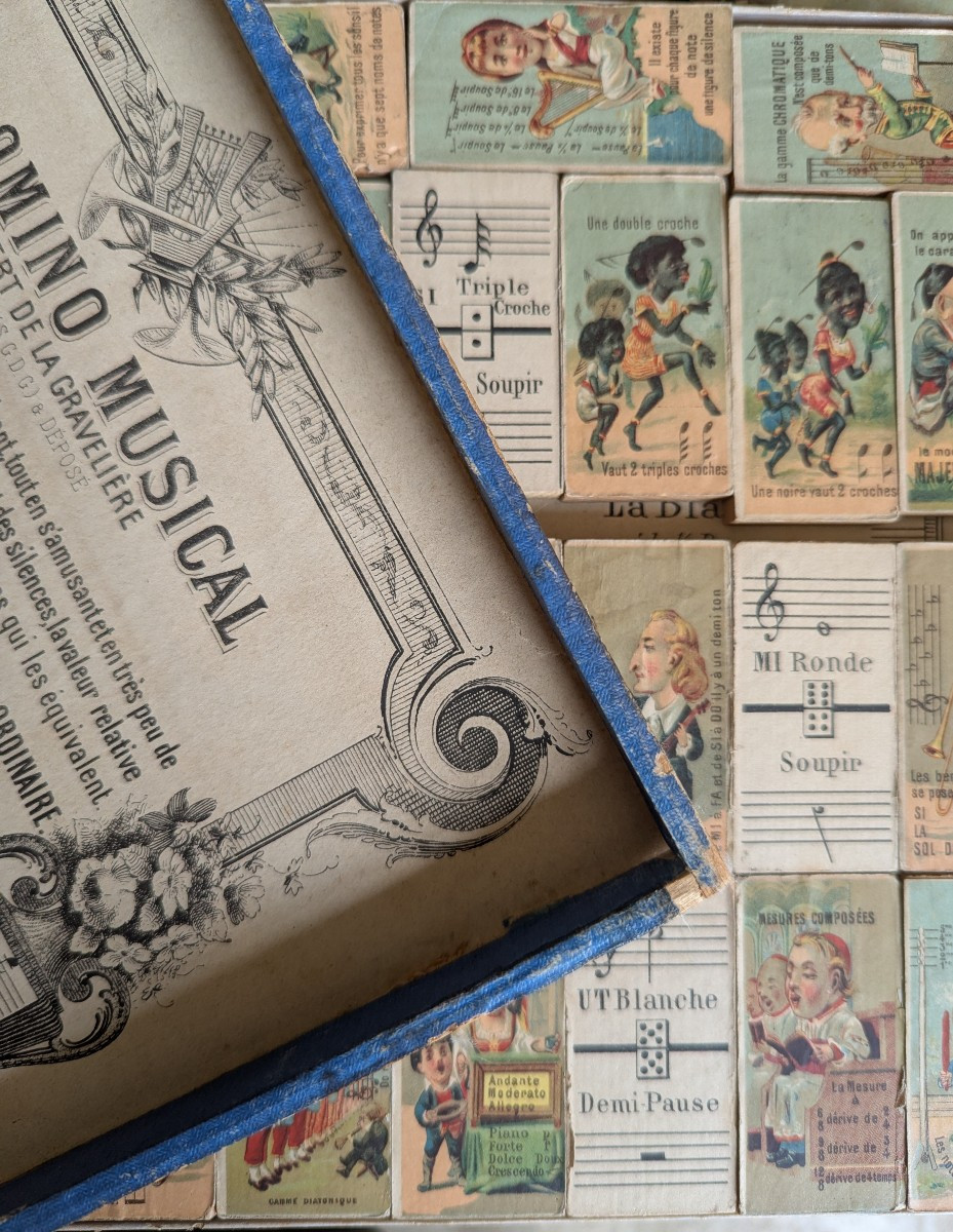 Domino-musical par A. de la Gravellière. XIXème siècle 
