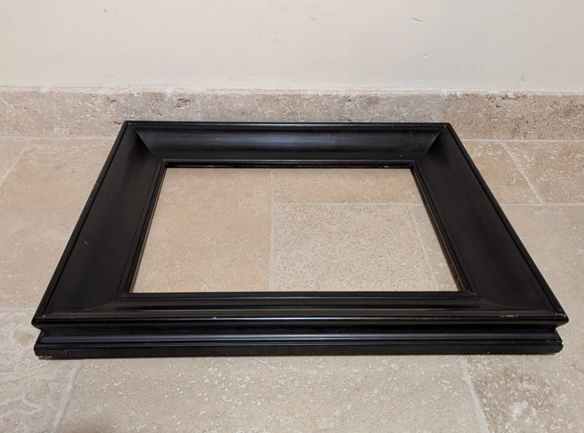 Cadre à doucine en bois laqué -photo-3