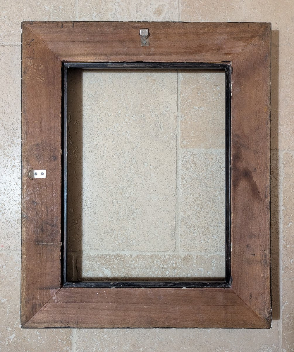 Cadre à doucine en bois laqué -photo-4