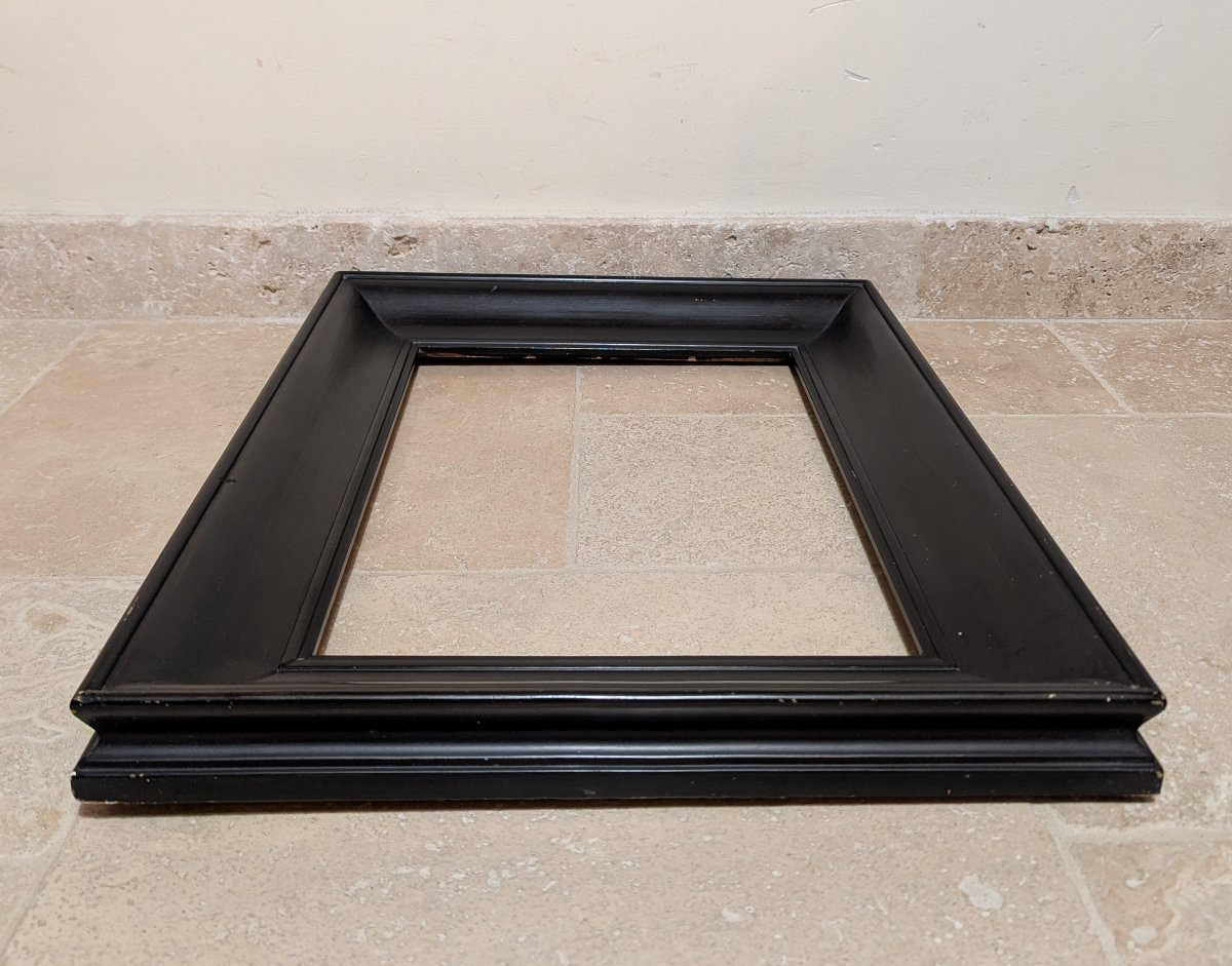 Cadre à doucine en bois laqué -photo-1