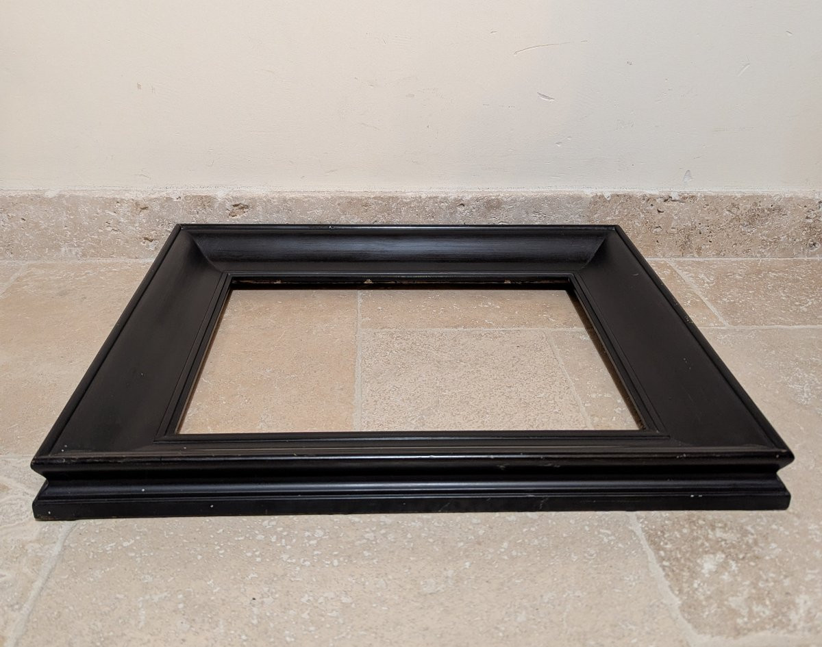 Cadre à doucine en bois laqué -photo-2