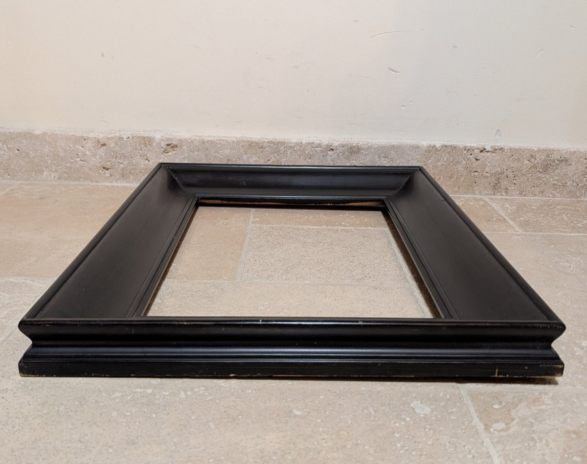 Cadre à doucine en bois laqué -photo-3