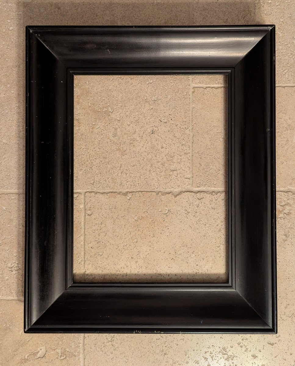 Cadre à doucine en bois laqué -photo-4