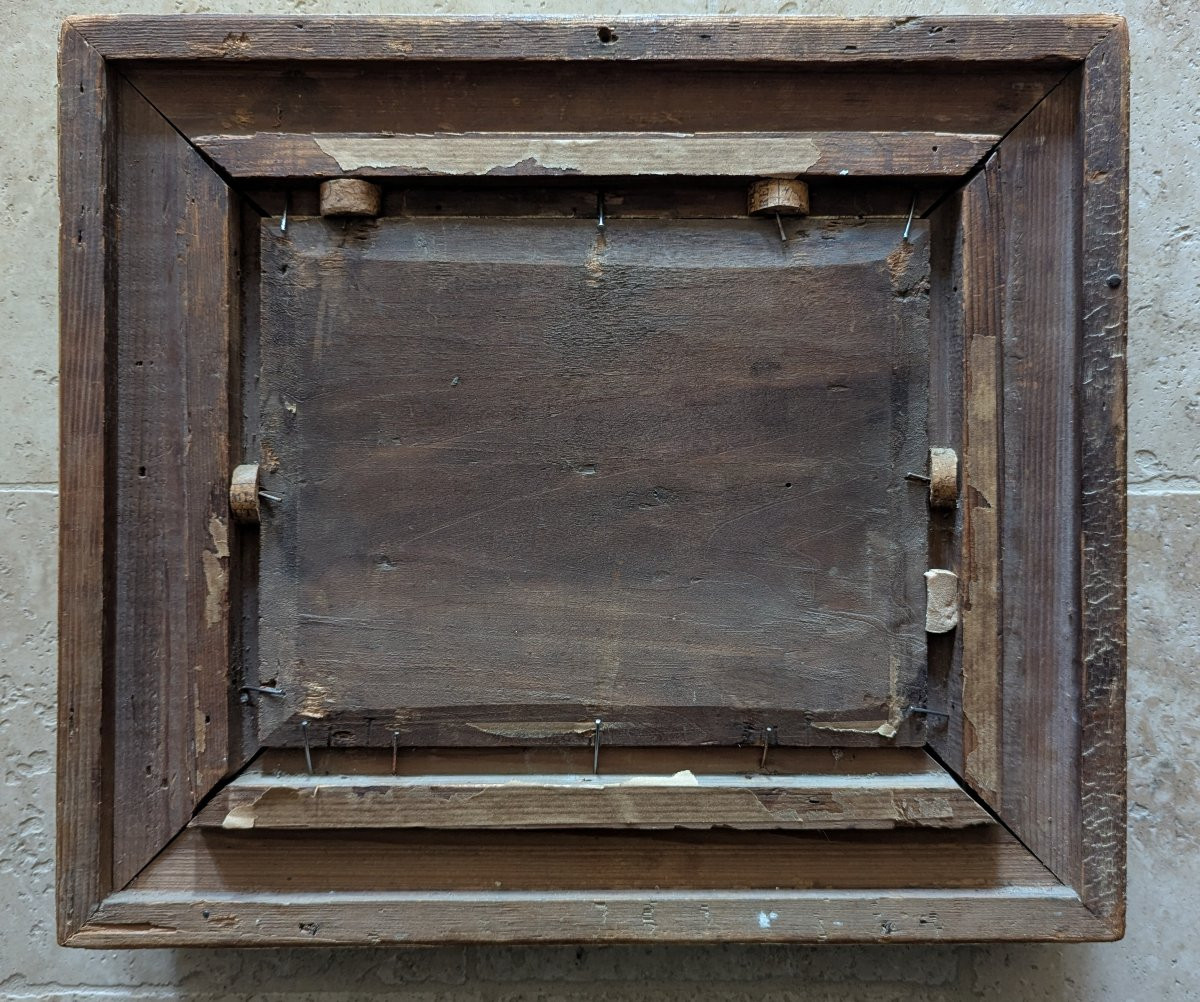 Pêcheur au bord d'une rivière - XIXème siècle -photo-4