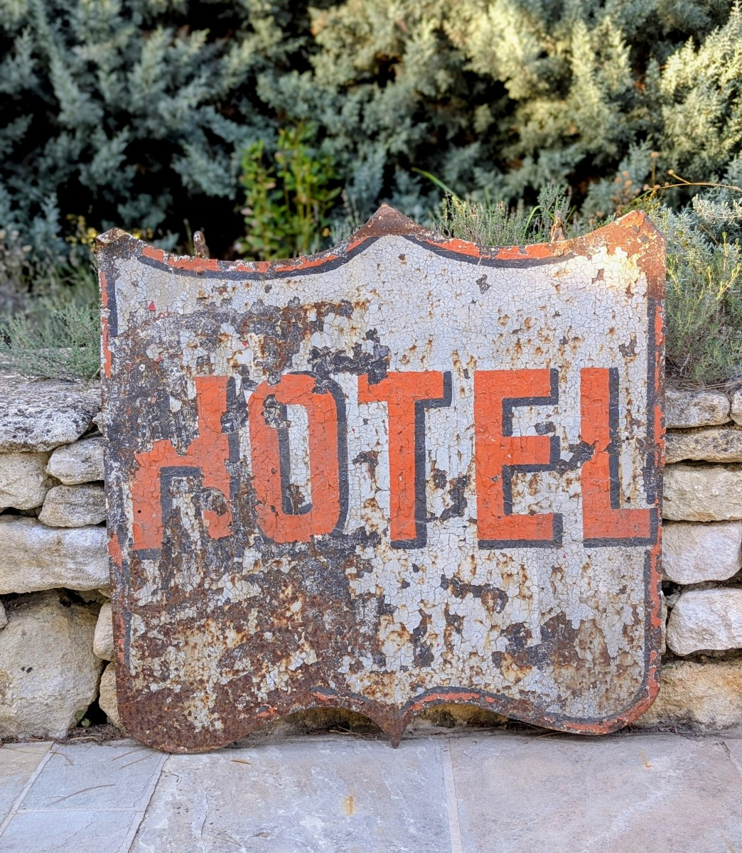 Large Double-sided Sign, Late 19th Century: Hotel