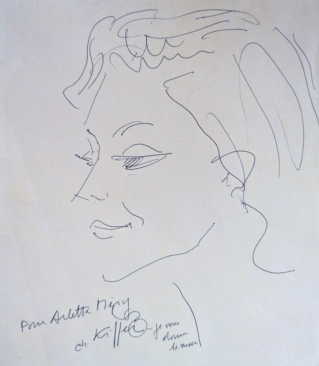 Portrait Of Arlette Merry By Charles Kiffer-photo-2