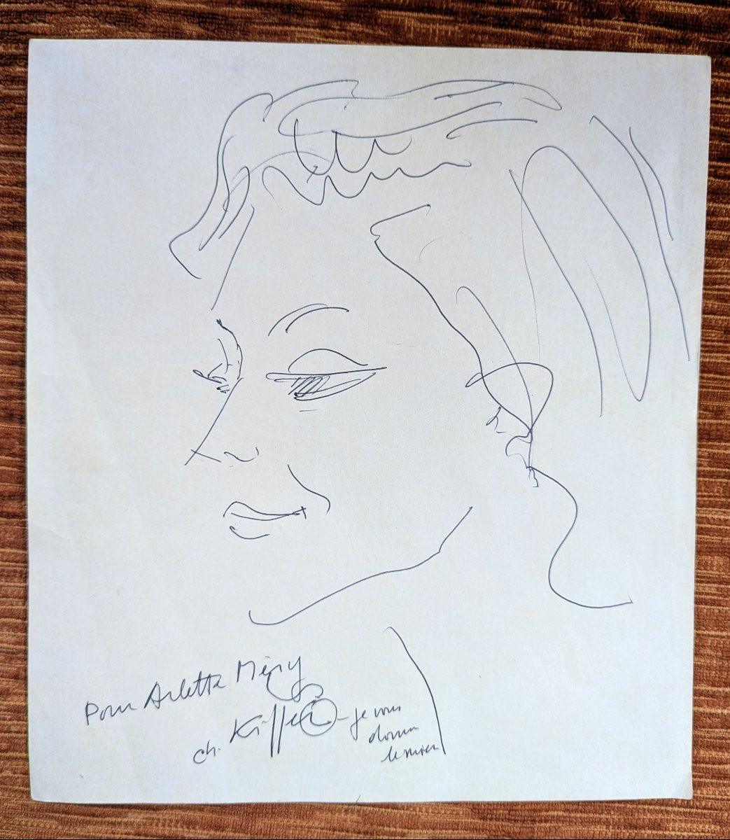 Portrait Of Arlette Merry By Charles Kiffer-photo-1