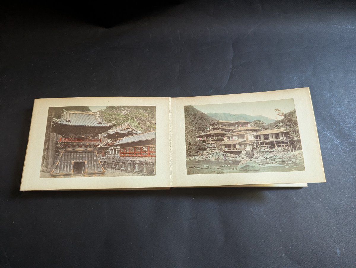 Photo Album Containing 24 Albumen Prints, With A Lacquered Cover. Meiji Period, Japan -photo-3