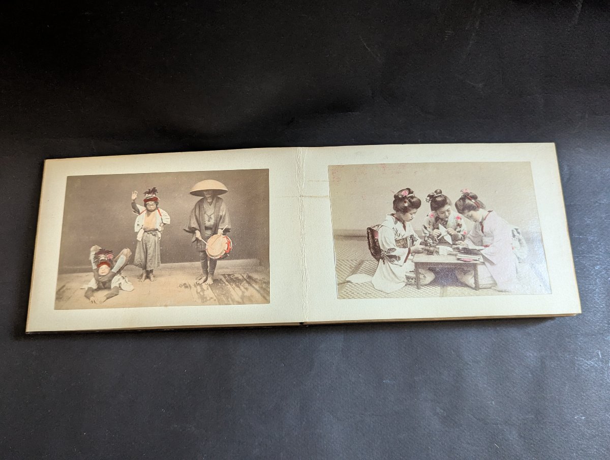 Photo Album Containing 24 Albumen Prints, With A Lacquered Cover. Meiji Period, Japan -photo-5