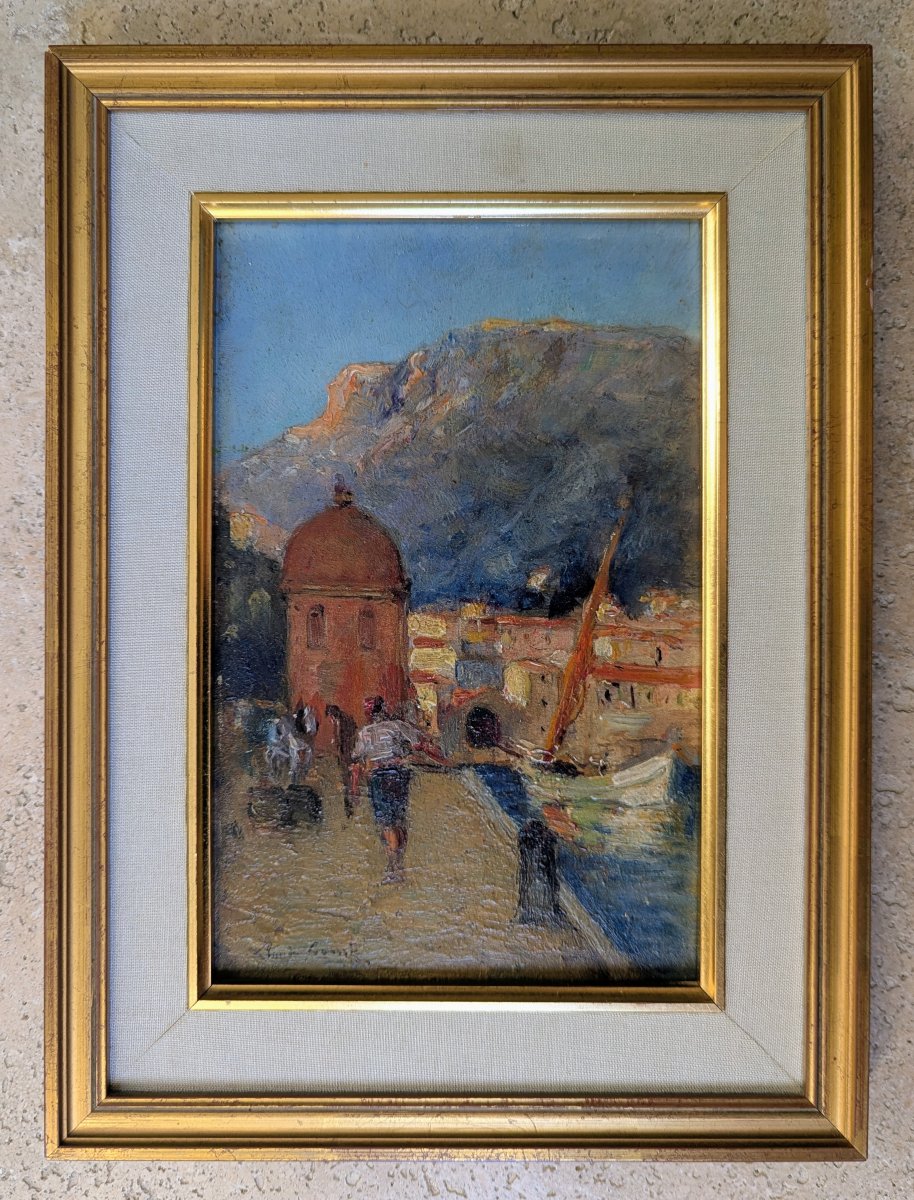 Monte Carlo, Monaco: Quai Antoine I, Ca. 1900, By Claude Comte -photo-3