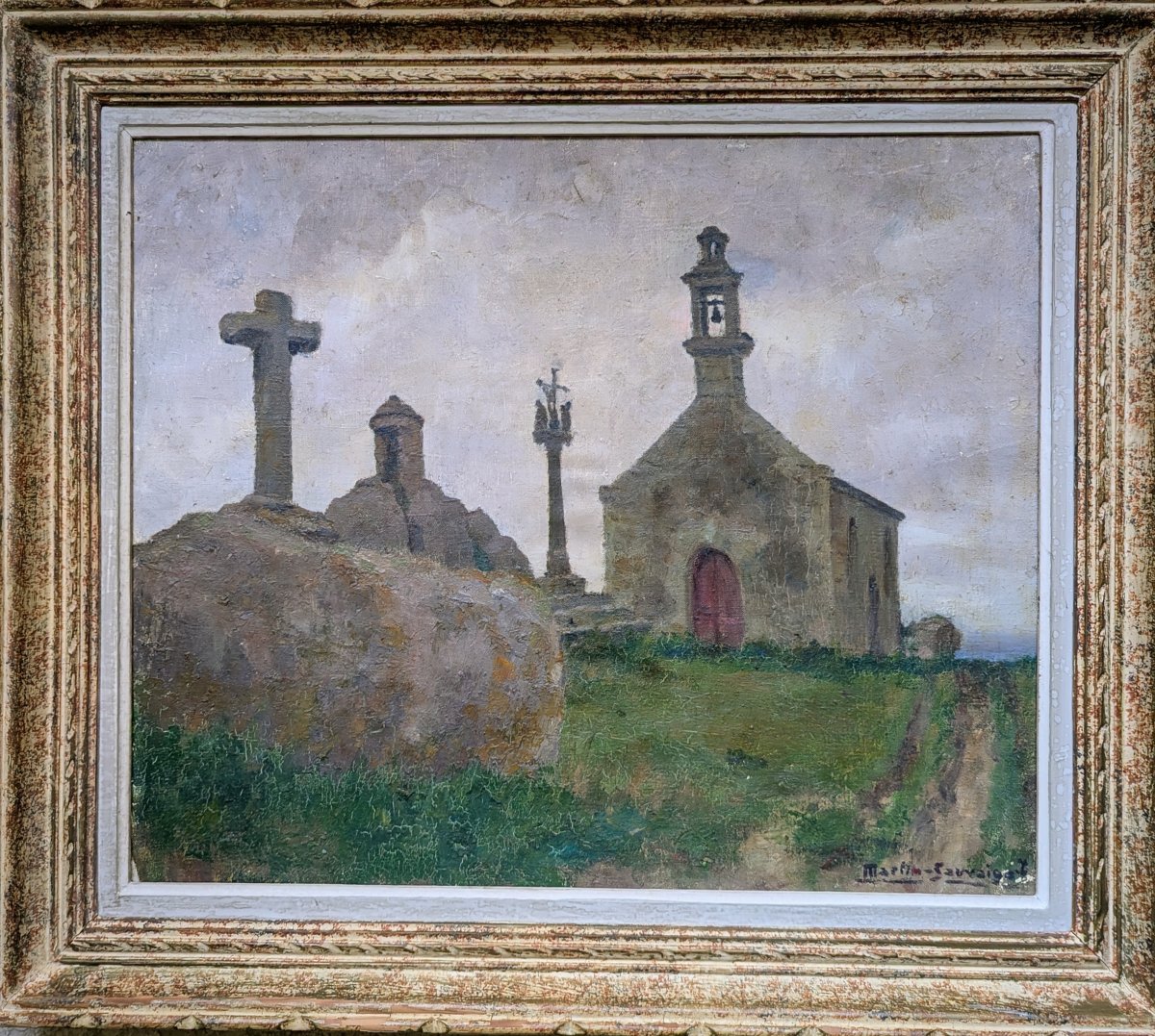 Brignogan - Finistère - Bretagne par Martin-sauvaigo.  1957