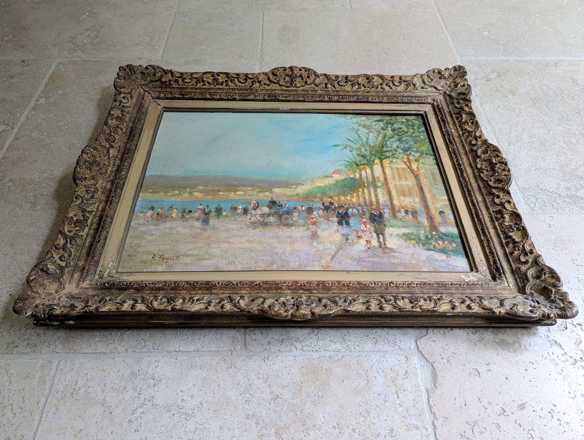 Nice - The Promenade Des Anglais By Armand Fouquet -photo-2
